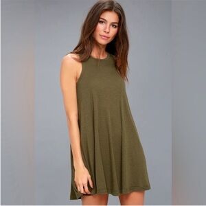 Free People FP Beach LA Nite Ribbed Mini Tank Dress